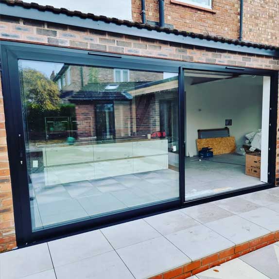 MAD Windows and Doors patio door open