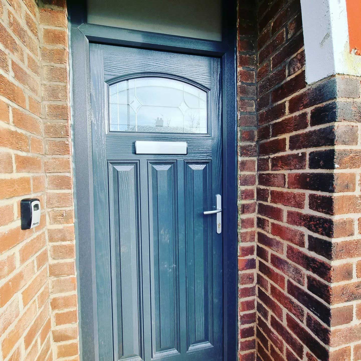 MAD Windows and Doors black composite door